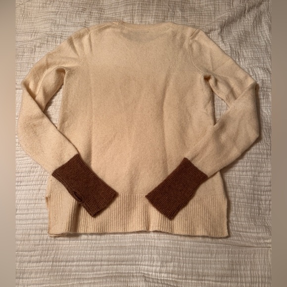 Madewell Wool Blend Colorblock Sweater - Size M - Picture 4 of 8